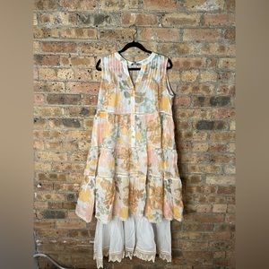 Devotion Twins printed Maxi dress Size S, never been worn